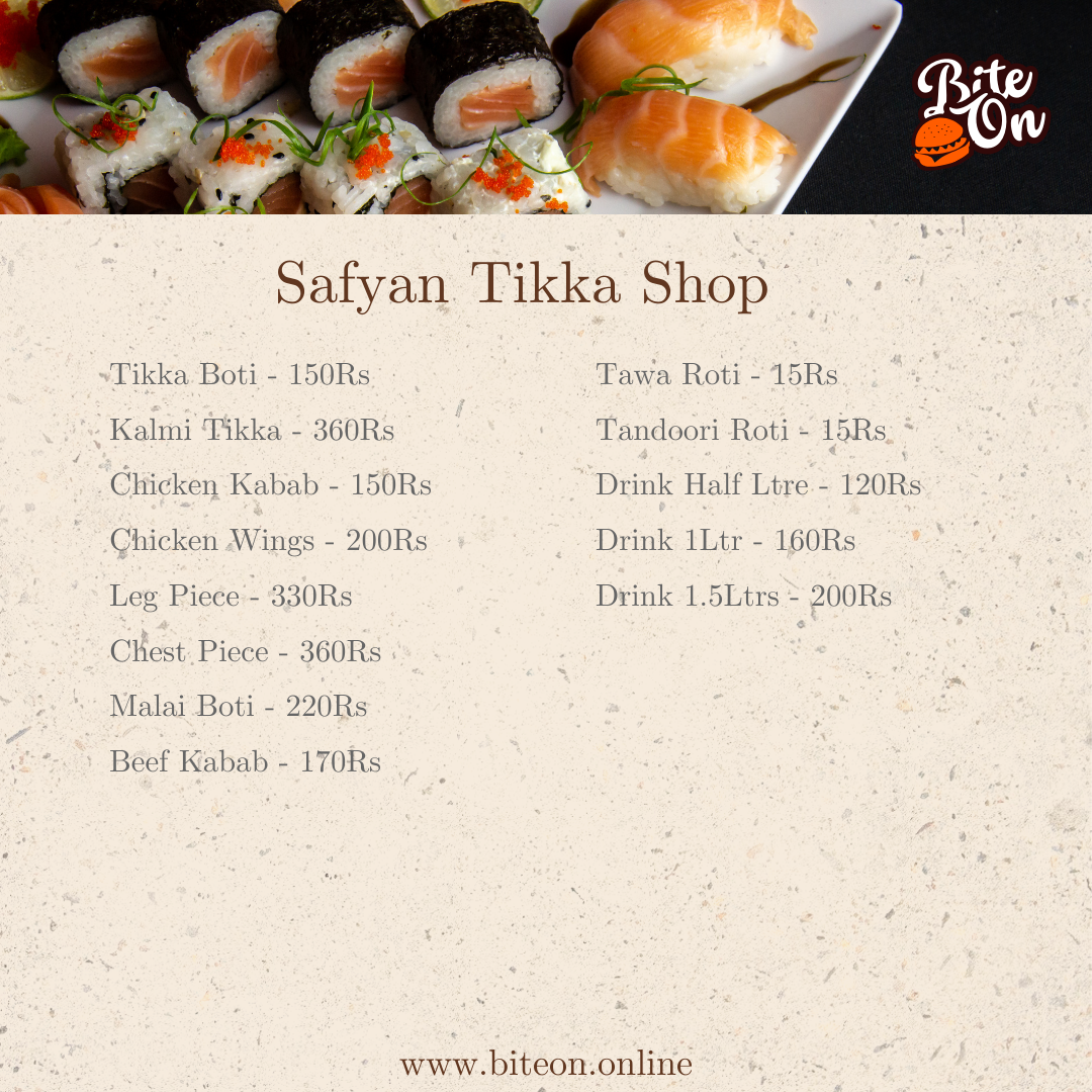 Beige Brown Restaurant Menu Price List Instagram Post